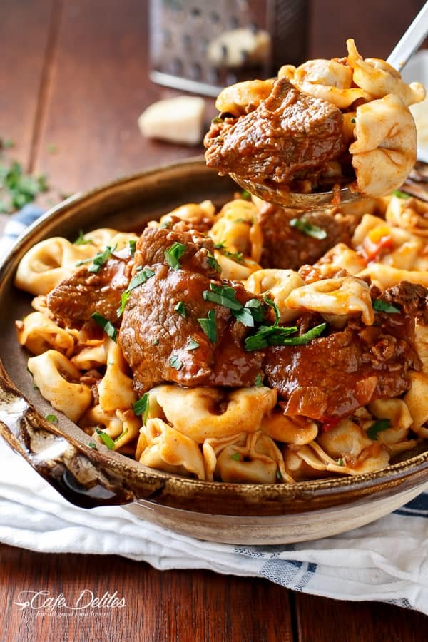 Chunky Beef Tortellini: Indulgent Sauce & Melt-in-Your-Mouth Pasta